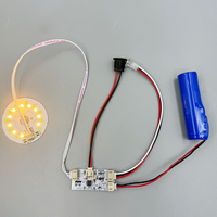 Module de lampe de table LED à intensité variable avec interrupteur tactile CCT 5V alimenté par batterie rechargeable Type-C pour lampe de lecture de bureau