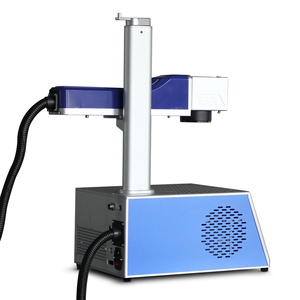 Mesin penanda Laser serat komputer Build-in, pengukir logam dengan pengukir logam plastik PVC baja tahan karat 20W 30W 50W - Product Image 6