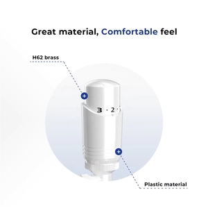 Valvole Termostatiche per Radiatori Cromate Bianche, Fornitura Diretta dalla Fabbrica, Materiali Idraulici per Casa Intelligente - Product Image 6