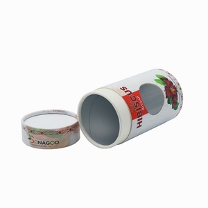 Tube d'emballage alimentaire en papier kraft biodégradable et recyclable, personnalisé, respectueux de l'environnement, pour le thé, le café, les bonbons, couleur et taille personnalisées - Product Image 3