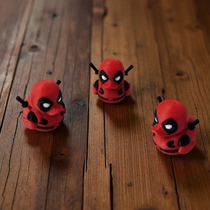 Pato Deadpool de Dibujos Animados, Impreso <span class=keywords><strong>en</strong></span> 3D, Divertido y Creativo, de Material PLA Ecológico, para Niños, Decoración del Hogar - Product Image 5