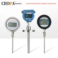 Instrumen Tampilan Suhu & Kelembapan Digital LCD Anti Ledakan Tahan Panas In-Situ Pt100 IP65 WiFi Dukungan ODM