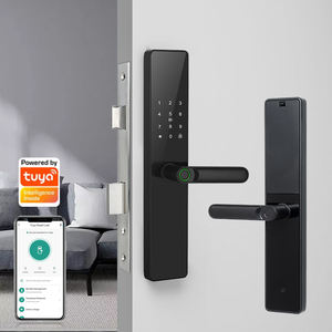 Poignée libre Conception Tuya APP Serrure Maison Hôtel Sécurité Intelligente Serrure De Porte Intelligente D'empreinte Digitale - Product Image 4