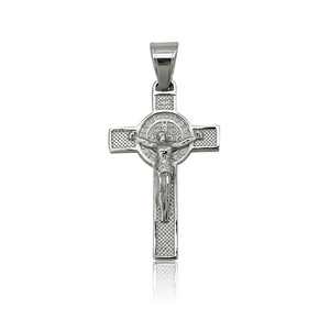 Collana a catena con ciondolo a croce Gesù inossidabile con ciondolo Gesù Cristo croce immagini con ciondolo - Product Image 6