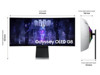 Nouveau Moniteur PC de Jeu SAM-SUNG Odyssey OLED G8 Ultra WQHD 0.03ms 175Hz Incurvé Intelligent pour l'Esport