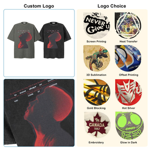 Camiseta Personalizada al por Mayor, Estilo Desgastado, 100% Algodón, Manga Corta, Lavado Ácido, Ecológica, de Secado Rápido para Hombre - Product Image 5