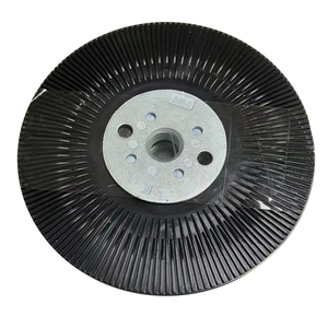 Di alta qualità <span class=keywords><strong>flessibile</strong></span> da 4.5 pollici <span class=keywords><strong>disco</strong></span> in fibra di <span class=keywords><strong>plastica</strong></span> supporto Pad <span class=keywords><strong>per</strong></span> smerigliatrice angolare <span class=keywords><strong>disco</strong></span> nero - Product Image 1