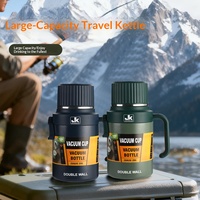 Thermos en acier inoxydable 316, grande capacité, double paroi, isolé sous vide, infuseur à thé, bouteilles de voyage portables pour l'extérieur