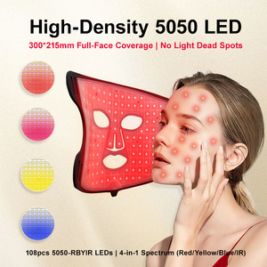 เครื่องมือความงามพกพา EYCO สำหรับบำบัดผิวหน้าด้วยแสงสีแดงและสีน้ำเงิน  หน้ากาก LED  ลดเลือนริ้วรอย <span class=keywords><strong>รักษา</strong></span><span class=keywords><strong>สิว</strong></span> - Product Image 2