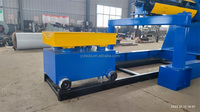 Dérouleur de bobines d'acier coloré de 10 tonnes à entraînement hydraulique avec engrenages et roulements, facile à utiliser