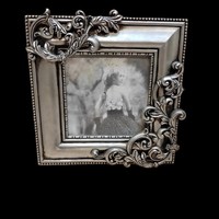 Cadre photo sculpté de style rétro européen, décoration murale en résine de style français, cadre photo creux à suspendre pour table
