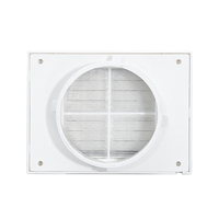 Grille de climatisation moderne silencieuse en ABS pour l'entrée d'air de mur de plafond d'atelier de salon garantie pour l'extérieur résidentiel