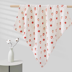 Wholesale Custom Baby Security Blanket <b>Muslin</b> Soft Gauze <b>Comforter</b> with Cartoon Animal Saliva Towel Head Lovey Woven Technique - Product Image 2