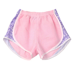 Preorder fiori con stampa floreale pantaloncini sportivi per bambine pantaloncini di moda per la sorella abbinamenti per bambini - Product Image 4