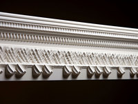 Nouveau produit GRG Plafond et panneau mural en plâtre renforcé de fibre de verre Moulage