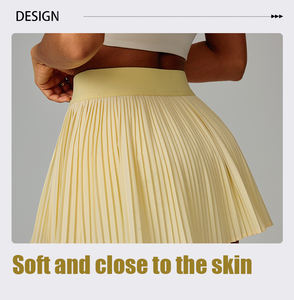 XW-QK063 Nueva Falda Corta de Tenis para Mujer de Alta Calidad con Bolsillos para Correr al Aire Libre, Fitness y Yoga, Éxito de Ventas al por Mayor - Product Image 5