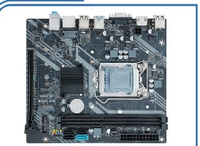 Placa base para PC OEM de China, placa base para computadora de escritorio H61, LGA1155 H61 B75