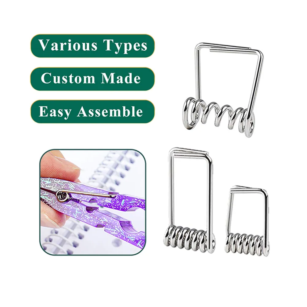 Wholesale Torsion Spring Clothespins Steel Torsion Spring For Wooden Or Plastic Clothes Clips