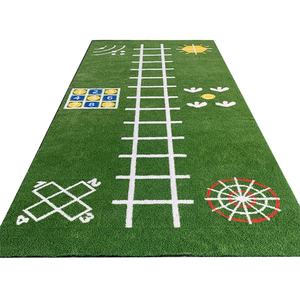 Alfombrilla atlético de césped sintético 15mm PE césped Artificial suelo de Fitness para gimnasio entrenamiento deportivo <span class=keywords><strong>tenis</strong></span> fútbol correr trineo <span class=keywords><strong>pista</strong></span> - Product Image 1