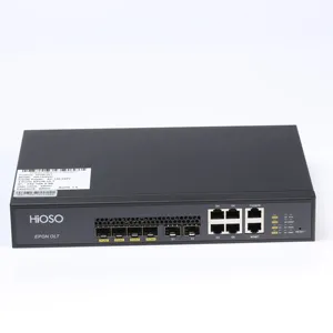HiOSO Pizza box EPON OLT 2 1000M SFP ports, 4 1000M LAN uplink ports without PON modules