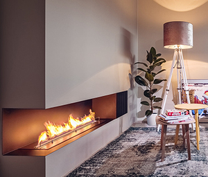 Nuovo Arrivo: Caminetto Elettrico Lineare di Design da 48 Pollici in Acciaio, Ecologico, a Bioetanolo per Decorazione Alberghiera - Product Image 5
