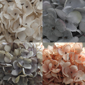 Fleur d'Hortensia Artificielle en Soie Tête d'Hortensia <span class=keywords><strong>Bouquet</strong></span> Décoratif de Table pour la Fête de <span class=keywords><strong>Noël</strong></span> Hôtel Décoration de Mariage - Product Image 6
