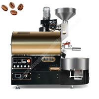 Torréfacteur à écran tactile électrique de 1 kg pour usage commercial, torréfacteur à tambour pour fèves de cacao de 2 kg