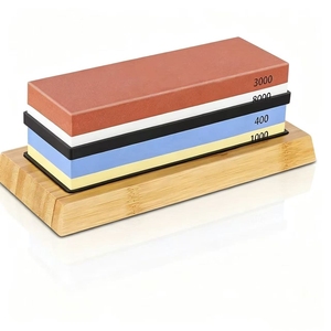 Pierre à aiguiser double face en corindon blanc, grain 1000 à 8000, écologique et durable, pour <span class=keywords><strong>couteaux</strong></span> de cuisine - Product Image 4