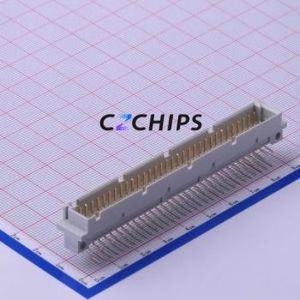 86094647113745ELF Board-to-Board & Backplane Connector Bent Lead Through Hole,P=2.54mm Connector 64P 2.54mm Right Angle Insert 2 - Product Image 2