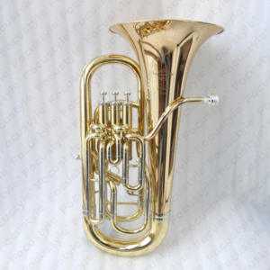Top modèles à des prix abordables 3 + 1 Pistons Compensation <span class=keywords><strong>Euphonium</strong></span> Instrument Bb Or Laiton avec étui <span class=keywords><strong>Euphonium</strong></span> à <span class=keywords><strong>vendre</strong></span> OEM - Product Image 1
