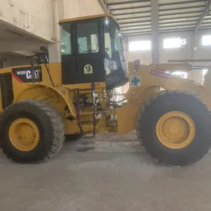 Big Yellow Construction Equipment Articulated Maximum Bucket Capacity 4.2 M3 Cat Wheel Loader 966H