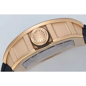 Reloj mecánico automático de oro rosa, esqueletizado, resistente al agua, con diseño de logotipo OEM. - Product Image 4