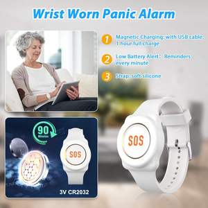 Pulsera de alarma de pánico Daytech Tuya Smart SOS con Wi-Fi volumen ajustable ABS duradero para el cuidado de ancianos monitoreo remoto - Product Image 3