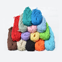 Vente en gros 3MM 4MM 5MM DIY Corde Coton Recyclé Tressé Cordon Torsadé