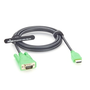 Konverter Aktif HDMI ke VGA 1080P Kabel Video HDMI Male ke VGA Male untuk Laptop PC Monitor Proyektor Koneksi Layar Kantor - Product Image 5