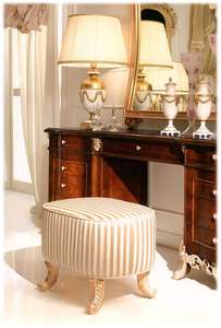 Ensemble de chambre à coucher de luxe classique européen pour villa, en bois de hêtre, avec sculpture artisanale, placage de bois et <span class=keywords><strong>patchwork</strong></span> en feuille d'or - Product Image 4