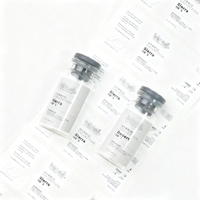 Votre logo étiquettes d'emballage de conception personnalisée étiquettes de flacon d'impression offset en papier de luxe peptidique pour bouteille de peptides