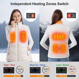 Chaleco Térmico Impermeable para Mujer, Ropa de Invierno para Exteriores, Chaqueta Ligera y Cálida con Cierre de Cremallera, Proveedor de Ropa de Moda de Algodón - Product Image 4