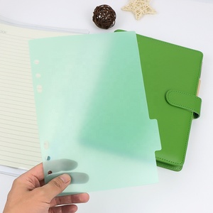 A5 B5 <strong>A4</strong> Colorful Plastic Index Pages Plate for Protecting Inner Paper Spacer <strong>Planner</strong> Filofax Organizer Tab Dividers - Product Image 3