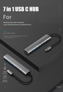 <span class=keywords><strong>Hub</strong></span> USB-C d'usine vers adaptateur vidéo 4K <span class=keywords><strong>Thunderbolt</strong></span> <span class=keywords><strong>3</strong></span> avec lecteur de cartes TF/SD <span class=keywords><strong>3</strong></span>.0 et PD pour <span class=keywords><strong>MacBook</strong></span> <span class=keywords><strong>Pro</strong></span>/Air/Huawei Mate - Product Image 3