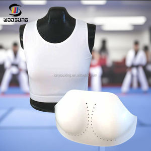 Para Woosung, cómodo protector de cuerpo de artes marciales estilo samurái para mujer, protector de pecho de Karate femenino - Product Image 6