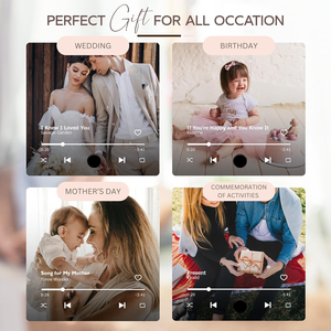 Magnete <span class=keywords><strong>per</strong></span> Frigorifero Personalizzato con Codice Spotify, Magnete in Acrilico con Foto <span class=keywords><strong>per</strong></span> Anniversario, Regalo <span class=keywords><strong>per</strong></span> San Valentino - Product Image 4