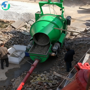 自動装填式コンクリートミキサーポンプ複合混合およびポンプ機コンクリートミキサー建築現場用ポンプ機械付き - Product Image 1