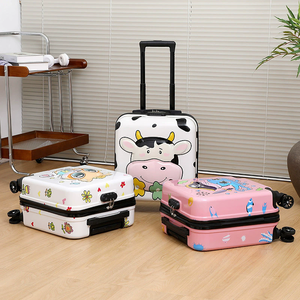Cartoon Kinderkoffer 18 inch met cijferslot, universele wielen, reiskoffer, handbagage studententrolley - Product Image 6