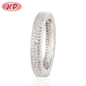 2020 de moda árabe anillos de boda precio barato de oro blanco de 14K anillos de compromiso para la joyería de las mujeres