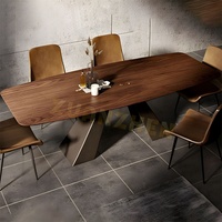 Meubles de salle à manger moderne ensemble de table à manger ensemble de table à manger extensible 8 chaises restaurant tables à manger en bois à vendre