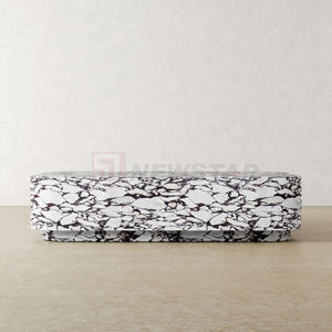 Newstar Modern Style Living Room Hotel Home Decoration Beige Stone Travertine Coffee Table <strong>Marble</strong> - Product Image 6