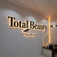 Letrero LED Profesional con Canal Personalizado, Letreros Publicitarios Acrílicos Retroiluminados en 3D, Letrero Comercial para Exteriores, Letrero LED