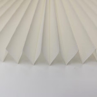 Vente en gros de tissu d'ombre aveugle plissé en polyester sur mesure à l'intérieur de la fenêtre