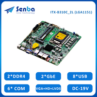 Placa Base ITX-B310C_2L LGA 1151 Mini ITX con H310C 2 HD1.4 DDR4 Doble Lan SSD DC 19V